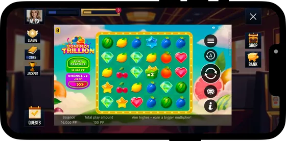 Bonanza Trillion slot game on Lucky Line