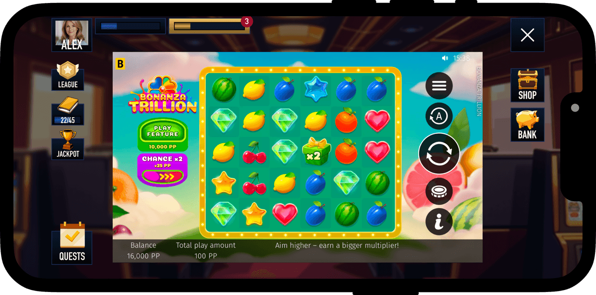 Bonanza Trillion slot game on Lucky Line